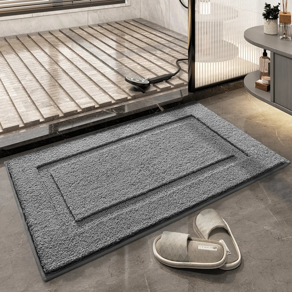 Luxury Microfiber Bath Mat - Superior Water Absorption & Anti-Slip