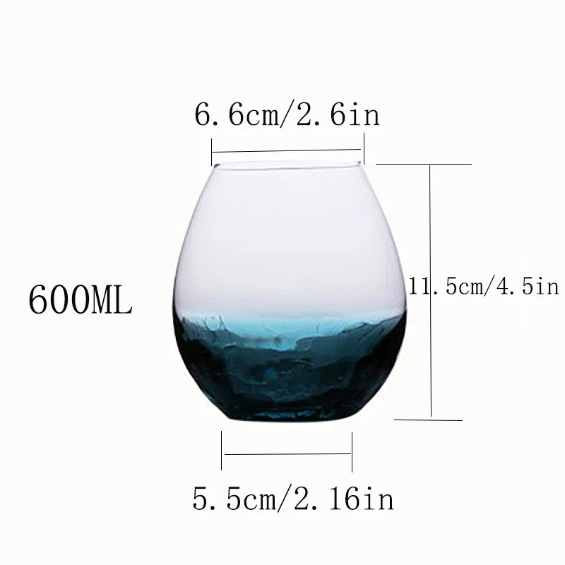 Nordic Elegance: Handcrafted Crystal Wine Glass