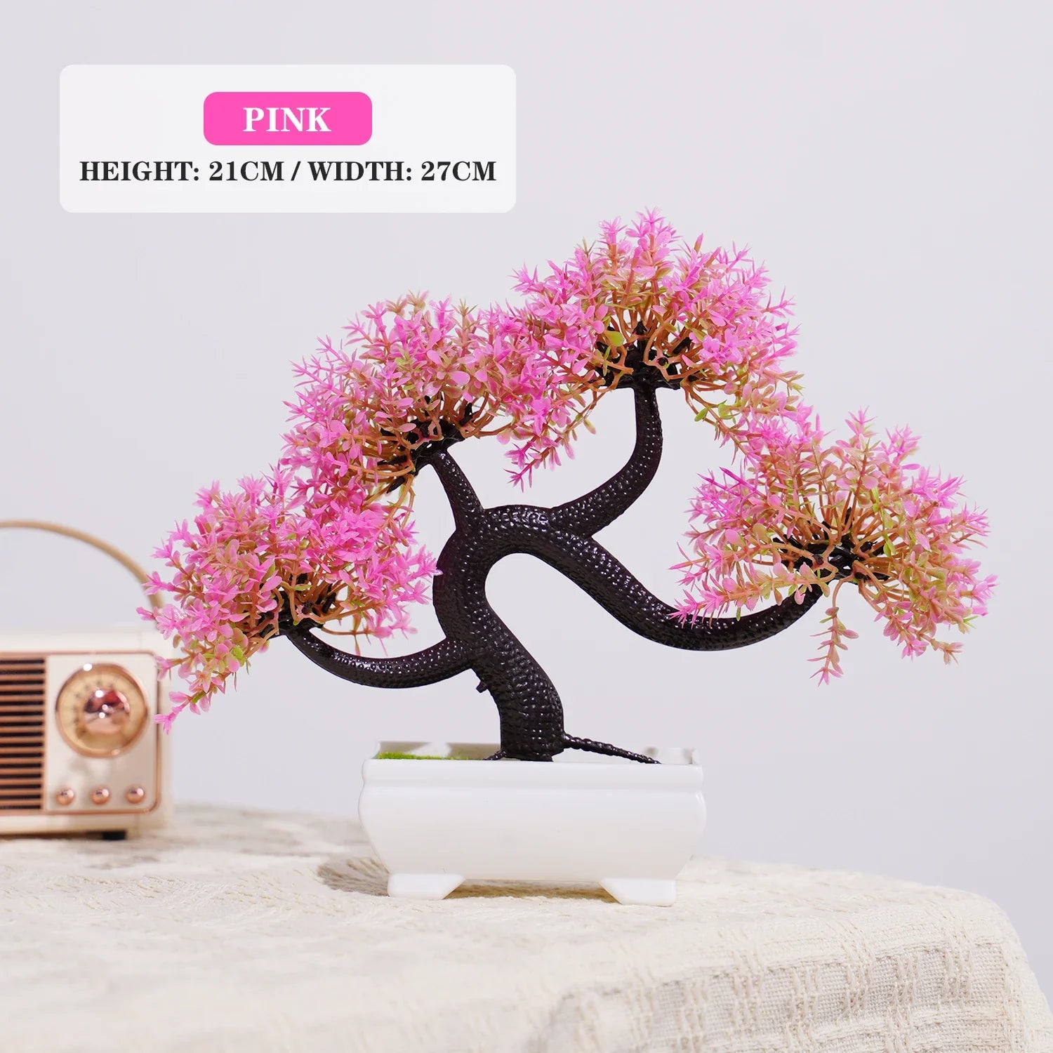 Elegant Artificial Bonsai Tree for Exquisite Home Decor