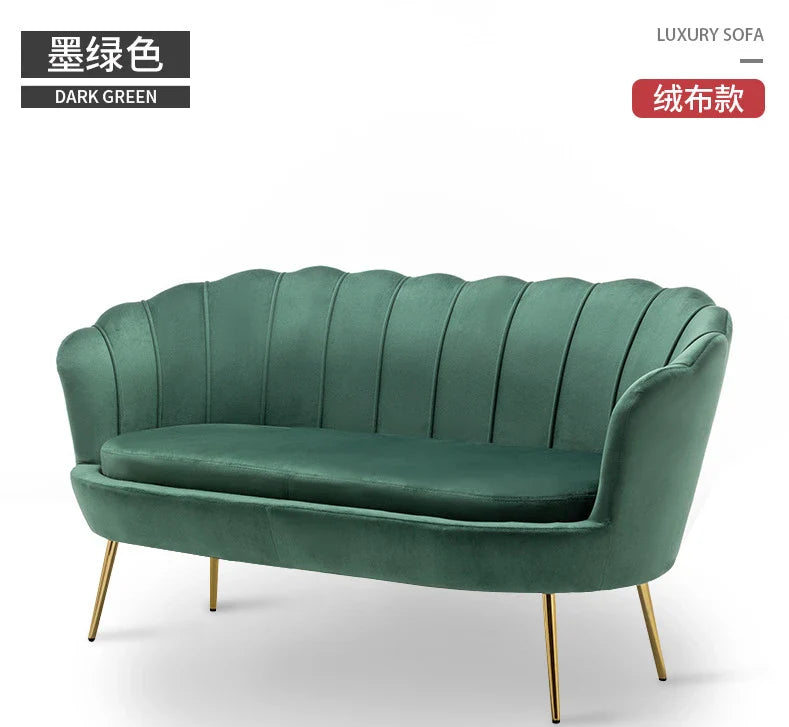 Exquisite Nordic Velvet Armchair & Sofa Set for Luxurious Living