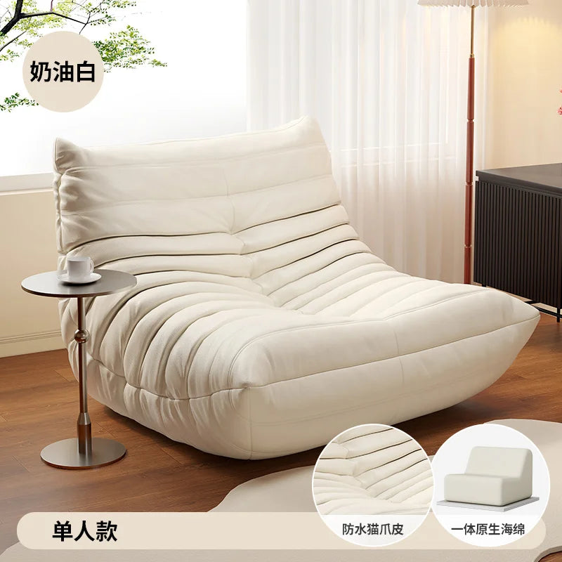 Elegant Nordic Bean Bag Sofa - Modern Comfort for Your Living Room