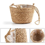 Elegant Jute Hanging Planter Set - Indoor & Outdoor Décor