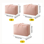 Large Capacity Clothes Storage Bag Waterproof Cabinet Wardrobe Organizer Quilt Pillow Blanket Organizer Dustproof Bedding Storag