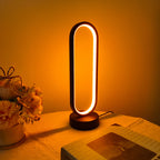 Elegant LED Ring Lamp with Three-Color Dimming