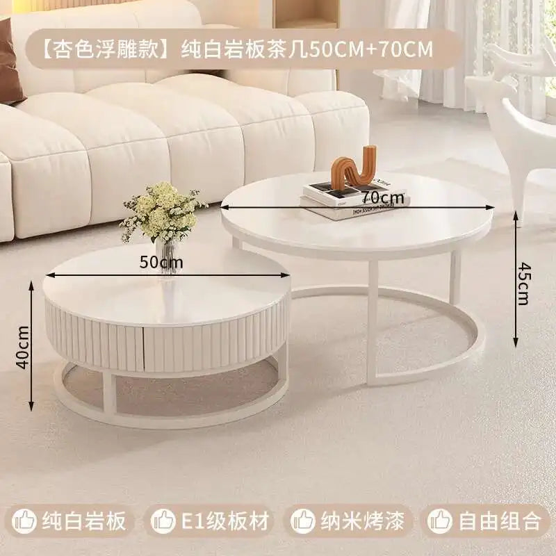 Exquisite White Coffee Table for Elegant Living Spaces