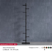 Nordic Minimalist Vertical Metal Bookcase for Children