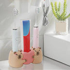 Charming Capybara Electric Toothbrush Holder for Families
