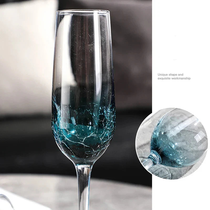 Nordic Elegance: Handcrafted Crystal Wine Glass
