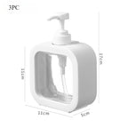 Elegant Transparent Soap Dispenser Set - Versatile & Stylish