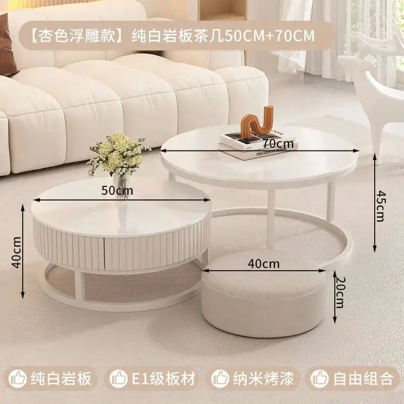Exquisite White Coffee Table for Elegant Living Spaces