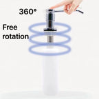 Elegant 350ml Stainless Steel Soap Dispenser for Kitchen & Bath