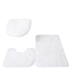 Luxurious Fluffy Bathroom Mat Set - Comfort and Style