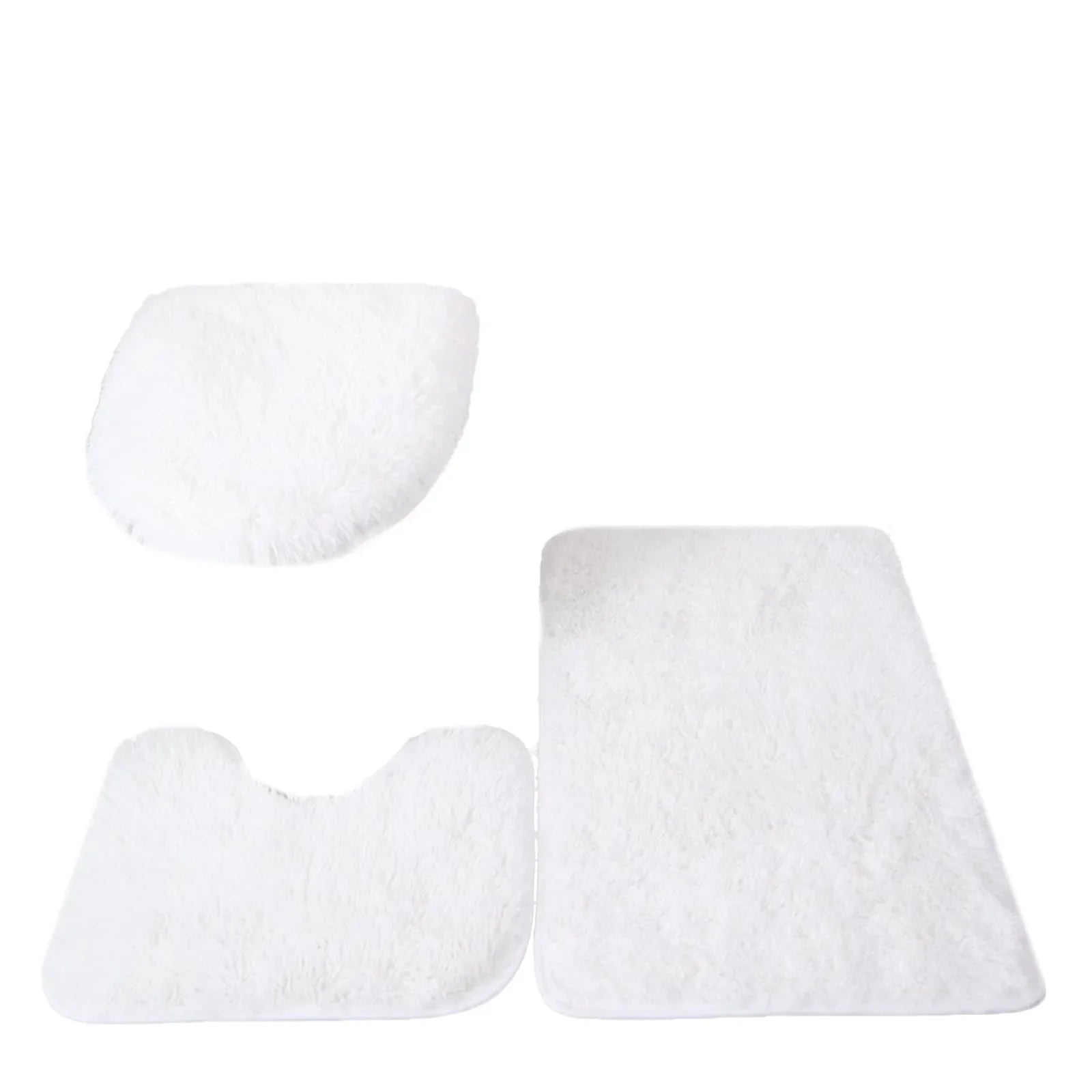 Luxurious Fluffy Bathroom Mat Set - Comfort and Style