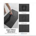 Elegant Diatom Mud Kitchen Mat - Anti-Slip & Quick-Dry