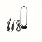 Elegant LED Ring Lamp with Three-Color Dimming