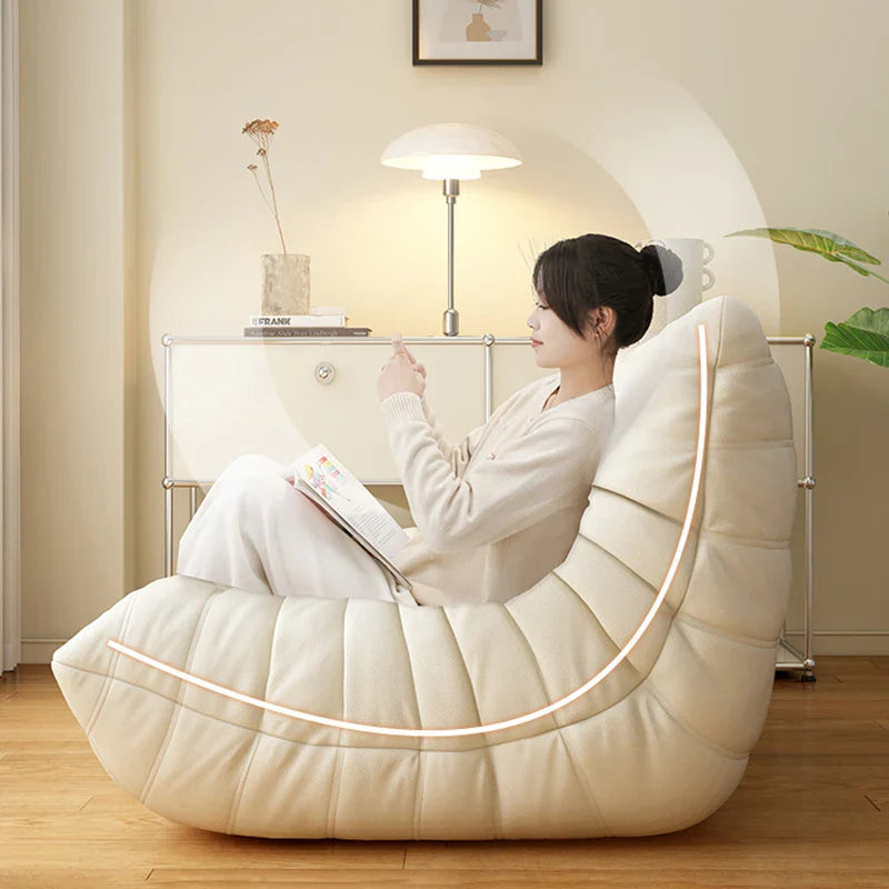 Elegant Nordic Bean Bag Sofa - Modern Comfort for Your Living Room
