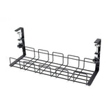 Elegant Under-Desk Metal Cable Organizer
