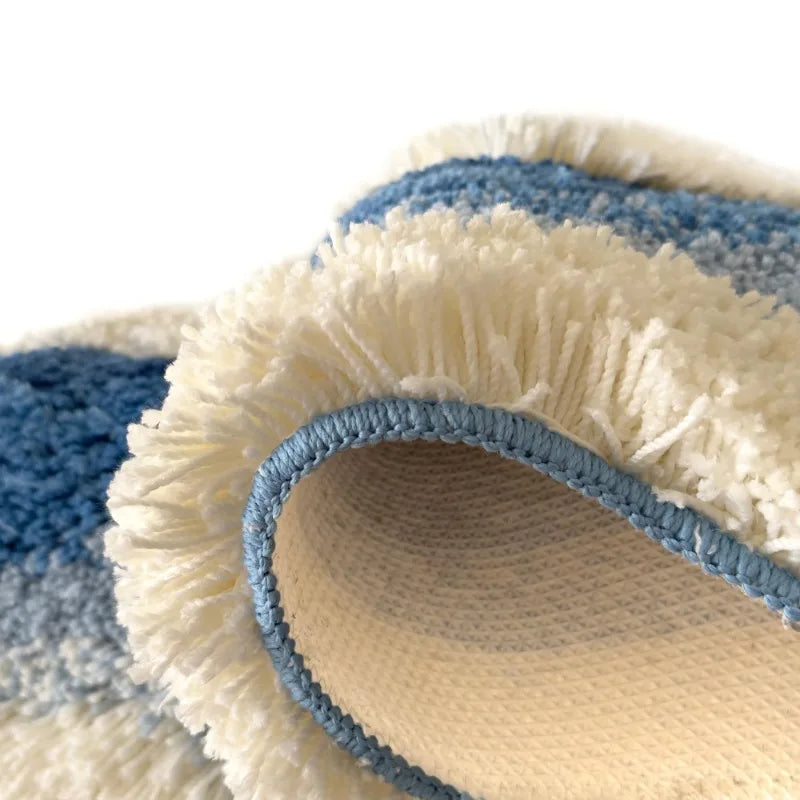 Ocean Wave Tufted Rug – Elegant Anti-Slip Home Decor