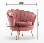 Exquisite Nordic Velvet Armchair & Sofa Set for Luxurious Living