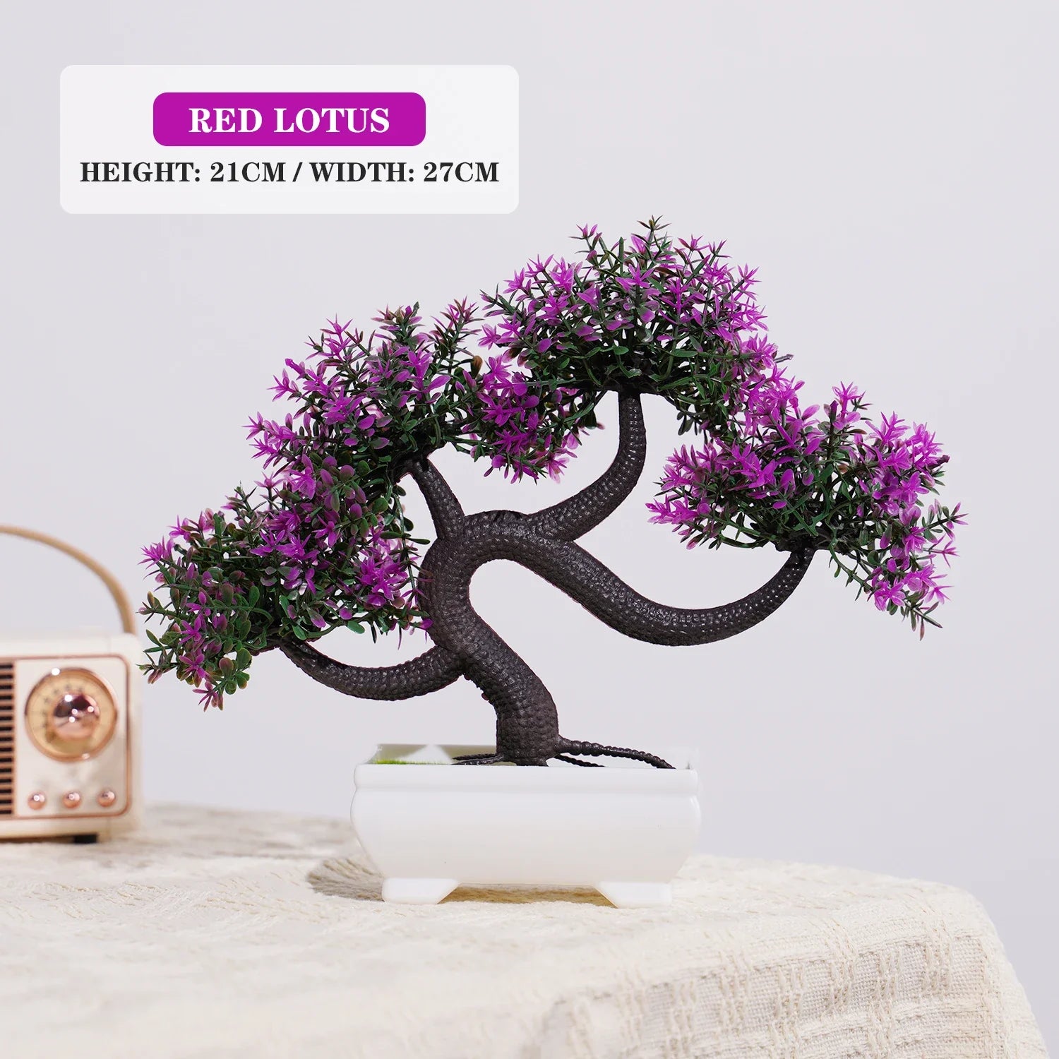 Elegant Artificial Bonsai Tree for Exquisite Home Decor