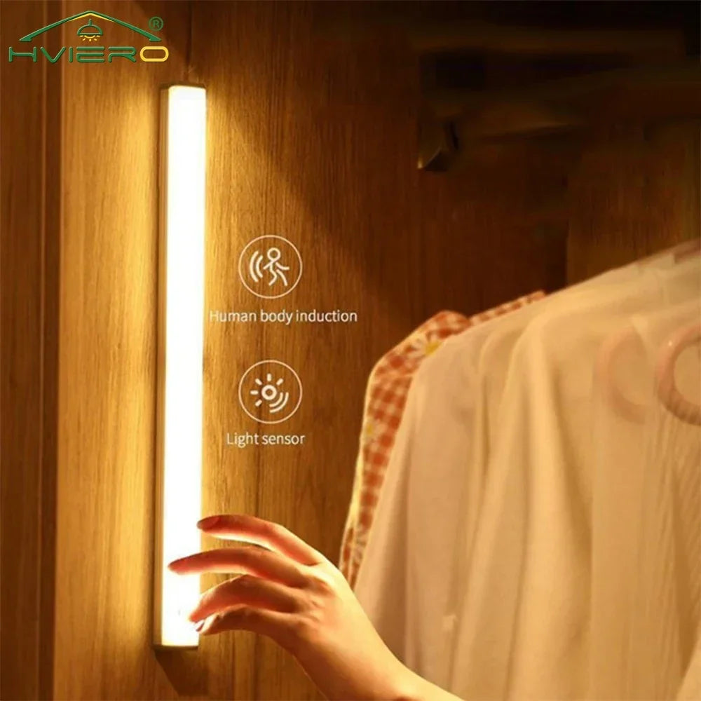 Wireless LED Motion Sensor Night Light - USB Rechargeable