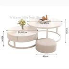 Exquisite White Coffee Table for Elegant Living Spaces