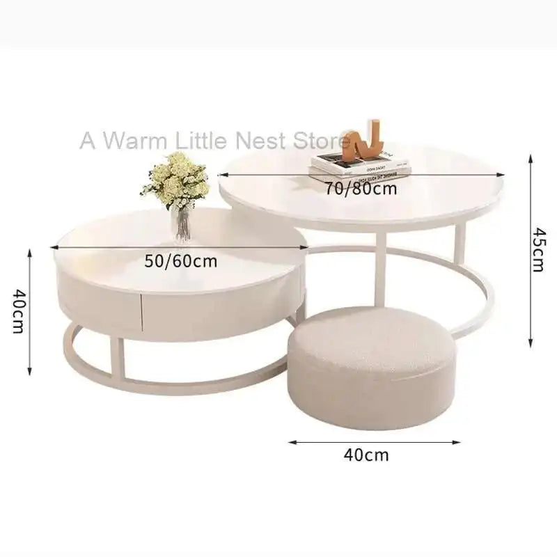 Exquisite White Coffee Table for Elegant Living Spaces