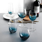 Nordic Elegance: Handcrafted Crystal Wine Glass