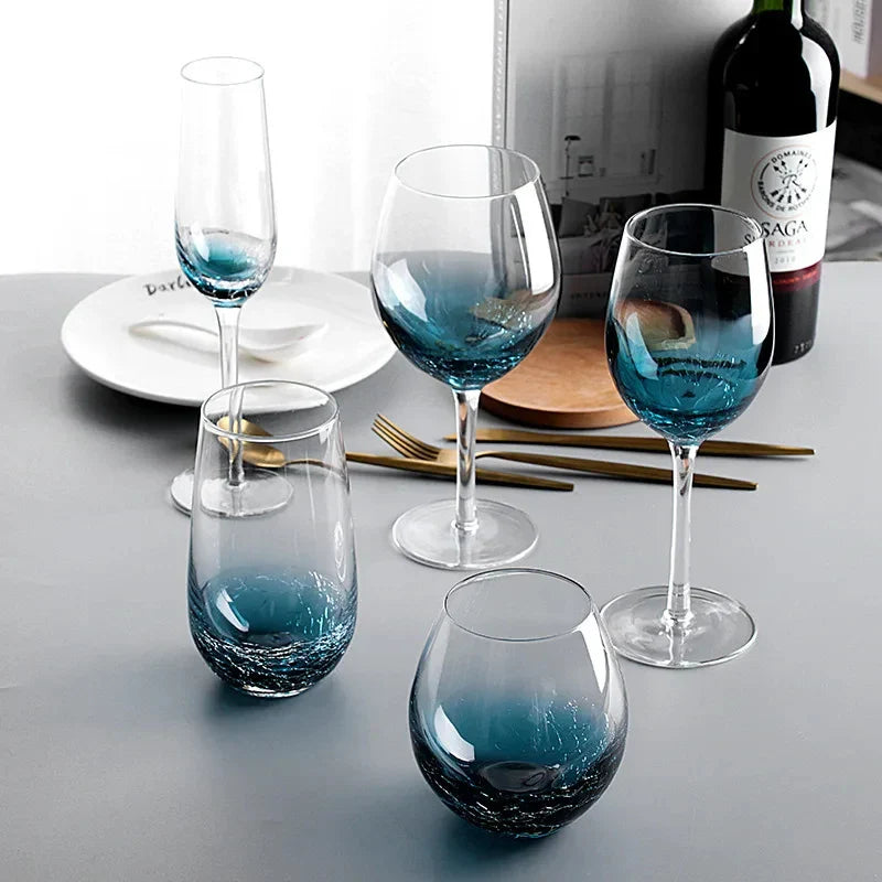 Nordic Elegance: Handcrafted Crystal Wine Glass
