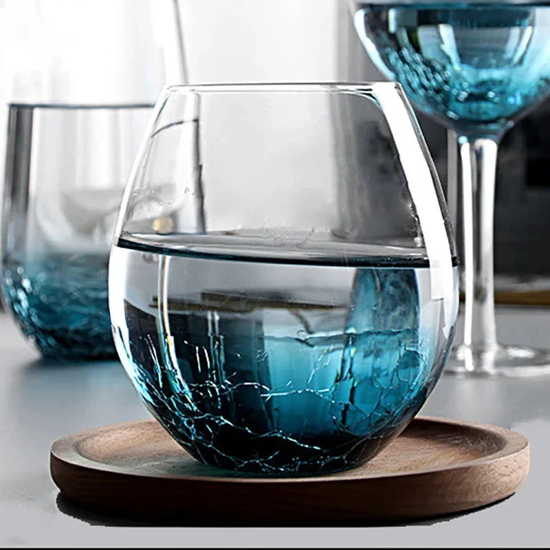 Nordic Elegance: Handcrafted Crystal Wine Glass