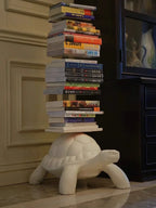 Artistic Turtle Bookshelf - Modern Elegance for Your Living Room